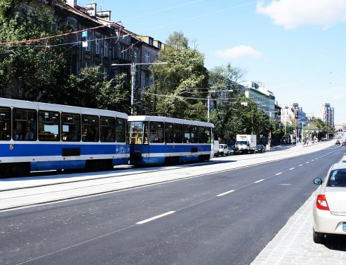 Revêtement intégré tramway-route TINES TRAM pour Wrocław