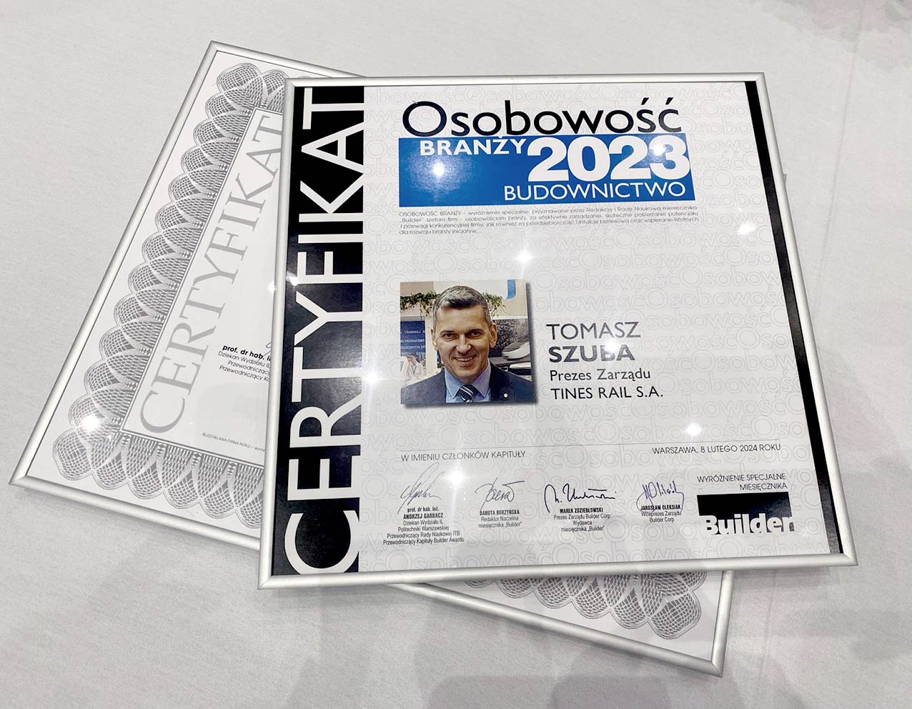 Osobowość branży - Builder 2024