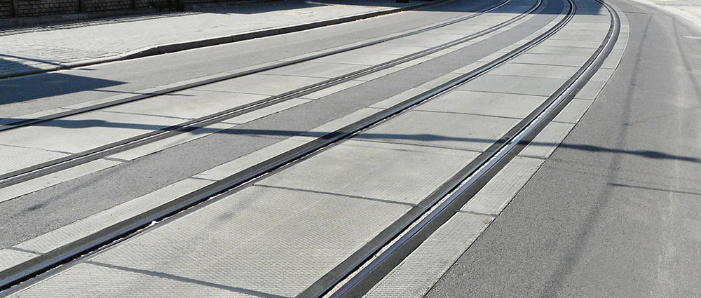 masy zalewowe - tramwaj