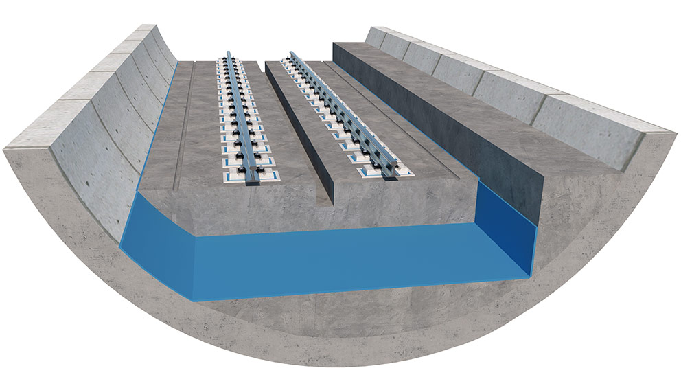 Маты блочные опоры тоннель