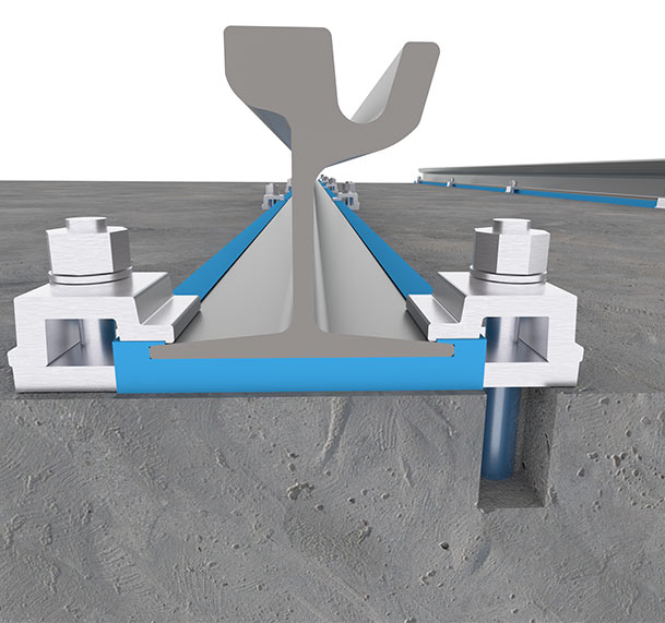 Polyrail Zestaw wyrobów TINES® Polyrail do systemów punktowego i ciągłego ...