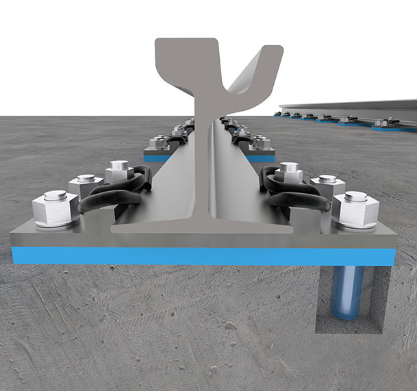 Polyrail Zestaw wyrobów TINES® Polyrail do systemów punktowego i ciągłego ...