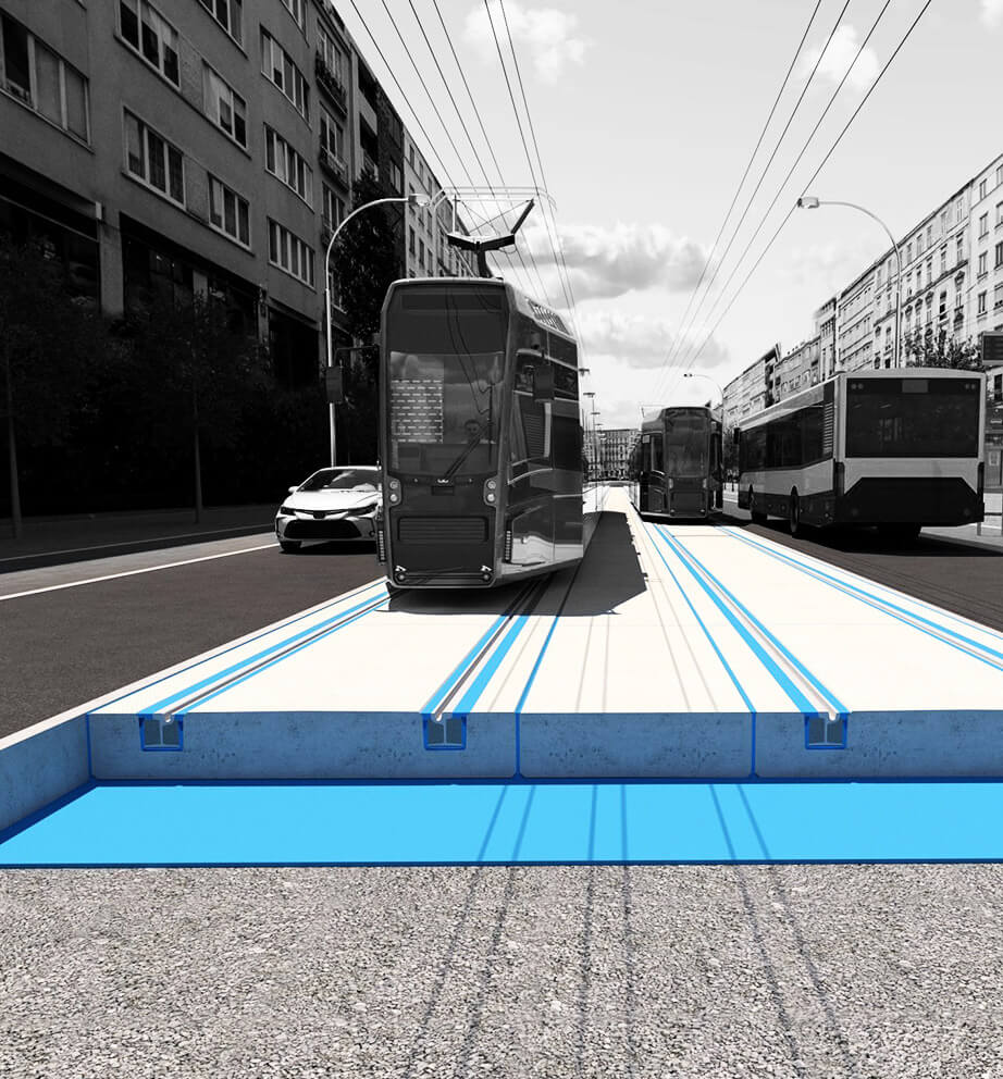 Polyrail Tines Rail - systemy nawierzchni szynowych - kolej, metro, tramwaj